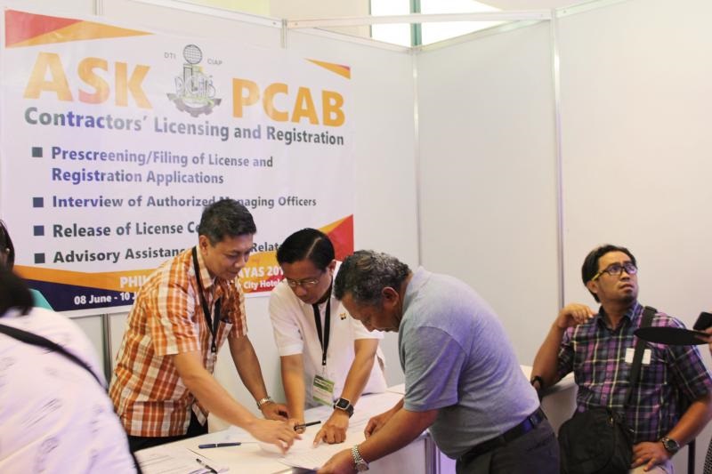 PCAB in action at PHILCONSTRUCT 2017 – Cebu
