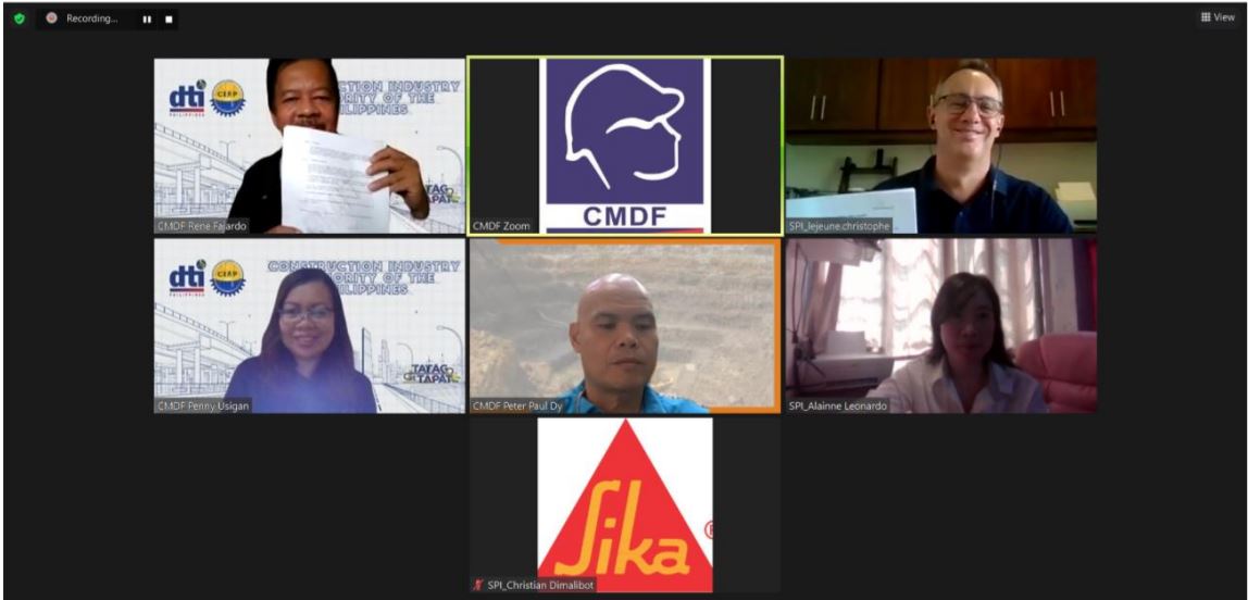 CMDF partners with Sika Phillipines, Incorporated for Industry-Supported Training Programs