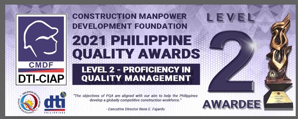 CMDF recognized for Proficiency in Quality Management in the 24th PQA Awards