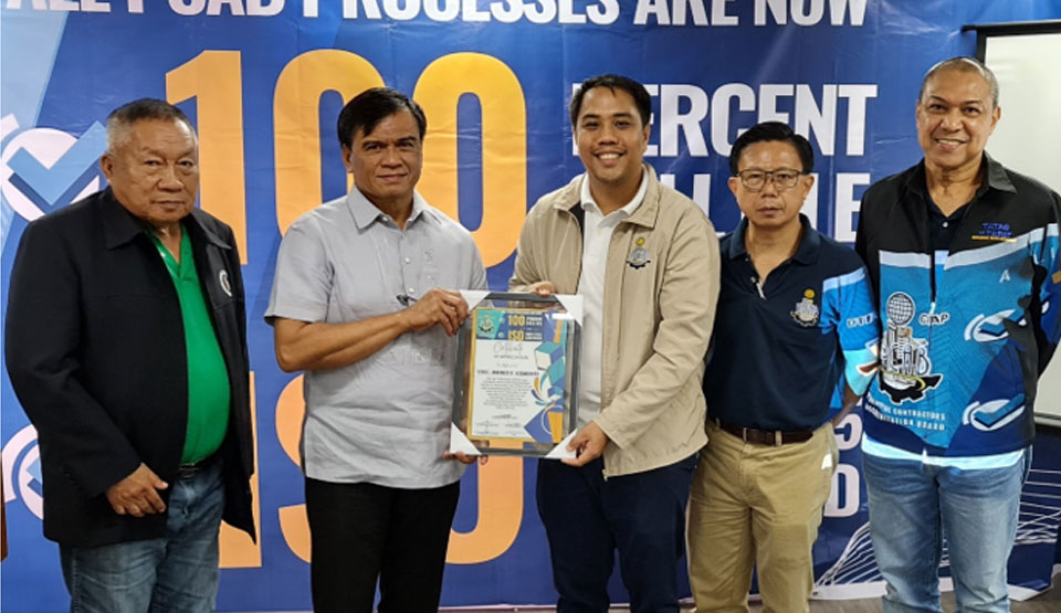 PCAB Achieves ISO certification and 100% Online End-to-End License Processing