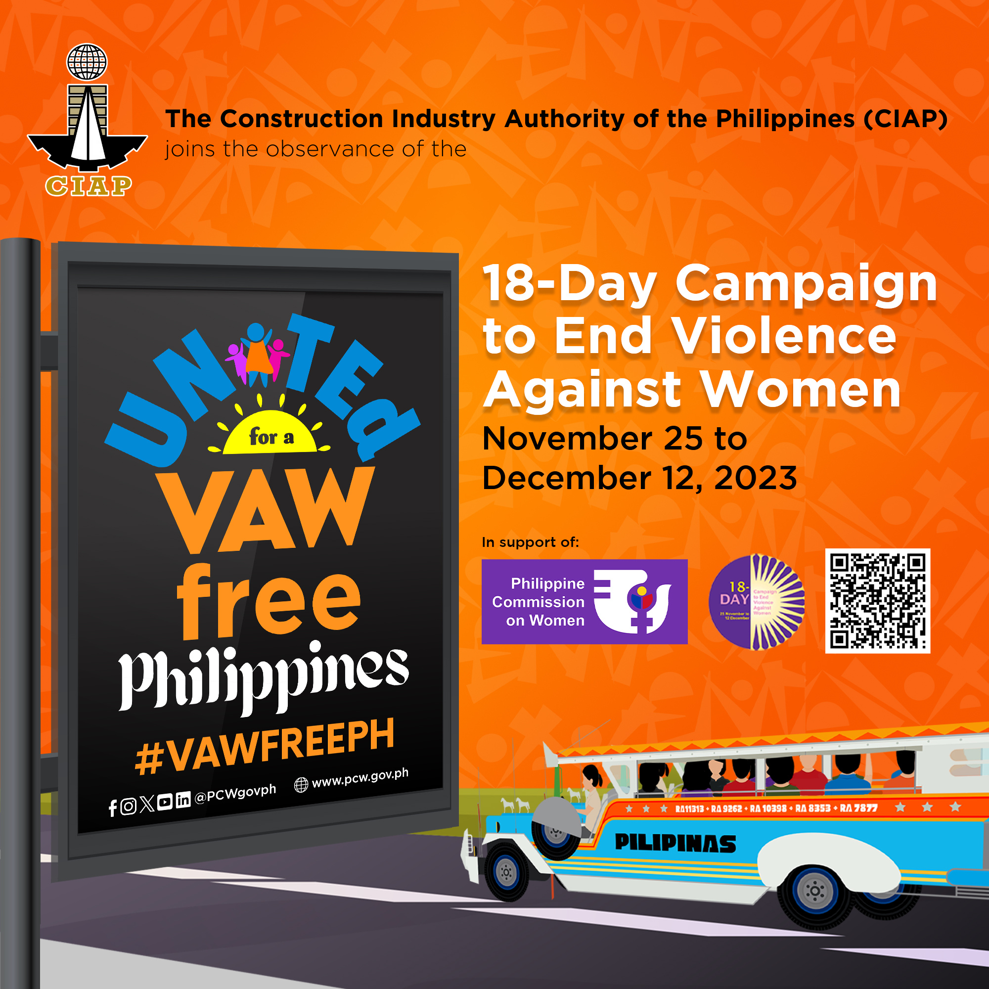 CIAP joins the National 18-day Campaign to End Violence Against Women